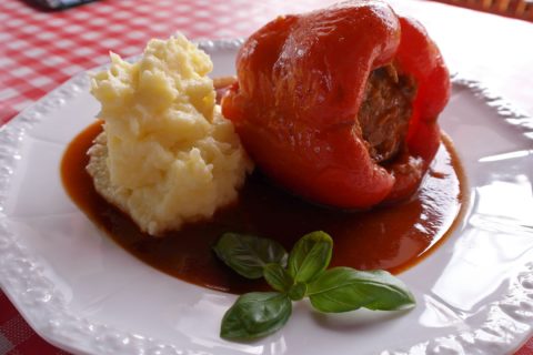 Serbian Stuffed Bell Peppers